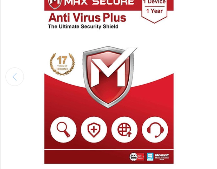 India Desire : Buy Max Secure Antivirus Plus - 1 PC, 1 Year For Rs 69 From Zingoy